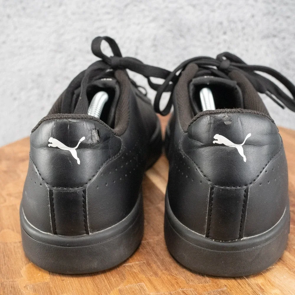 Puma Smash V2 L Perf 36521301 Mens 13 Black Lifestyle Sneakers Shoes *READ*